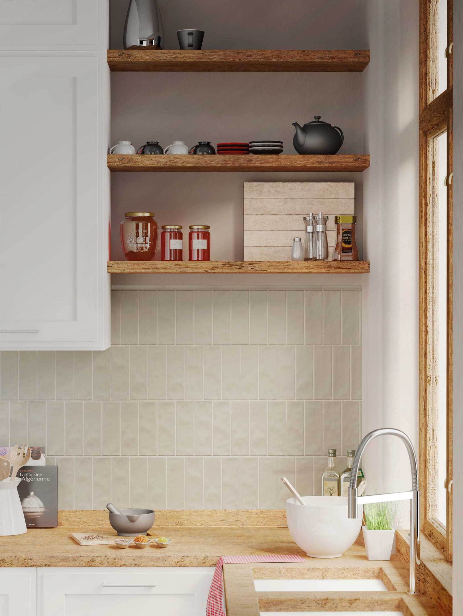 Borgos Soft Grey Jolly Porcelain Trim Piece Matte - Image 2