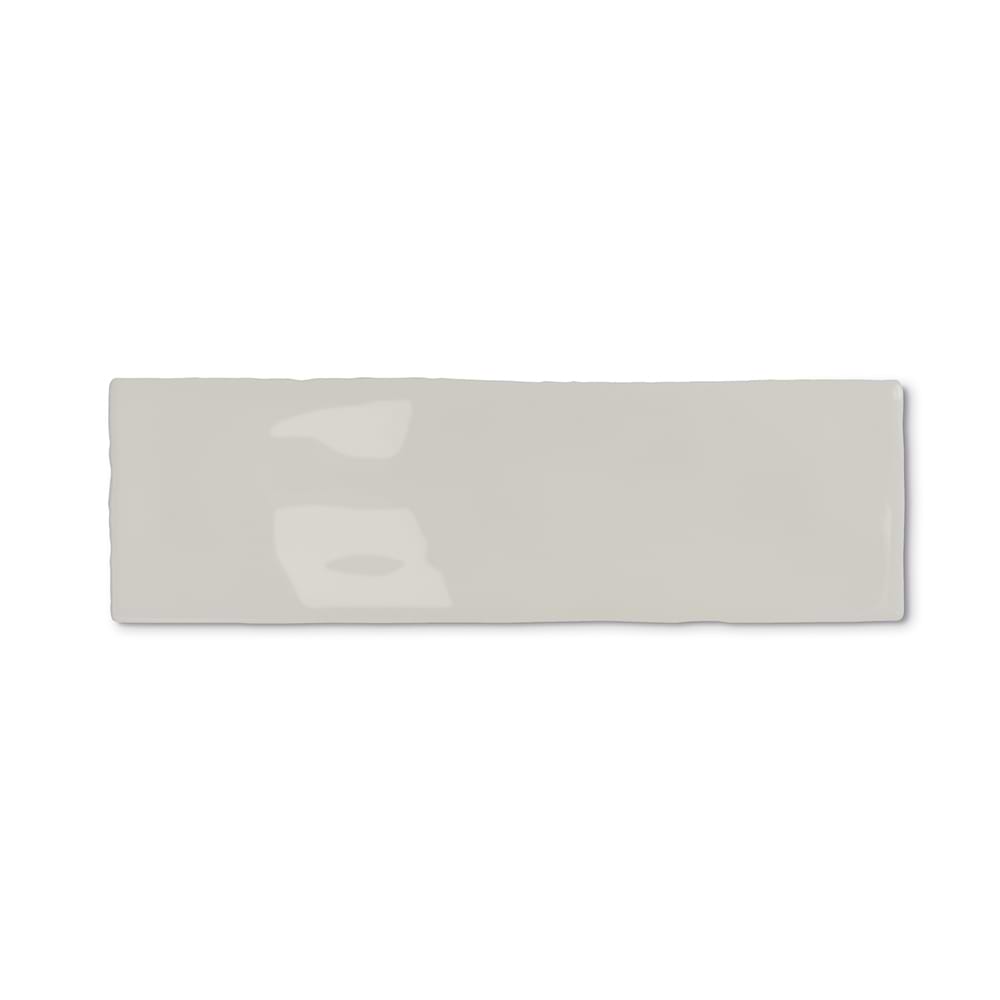 Borgos Soft Grey Subway Porcelain Tile Glossy