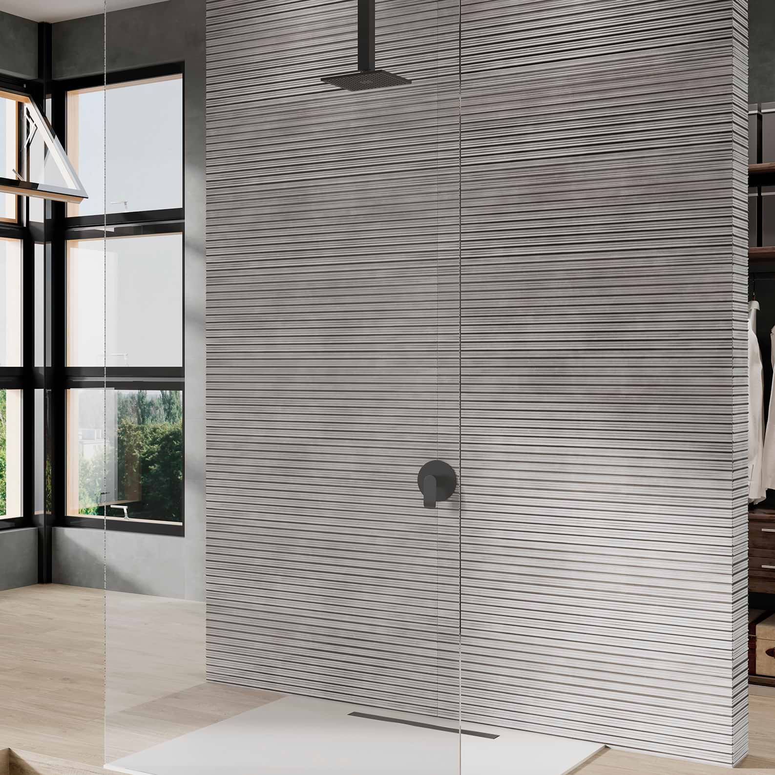 Code Grey Deco 13x40 Matte Ceramic Tile - Image 2