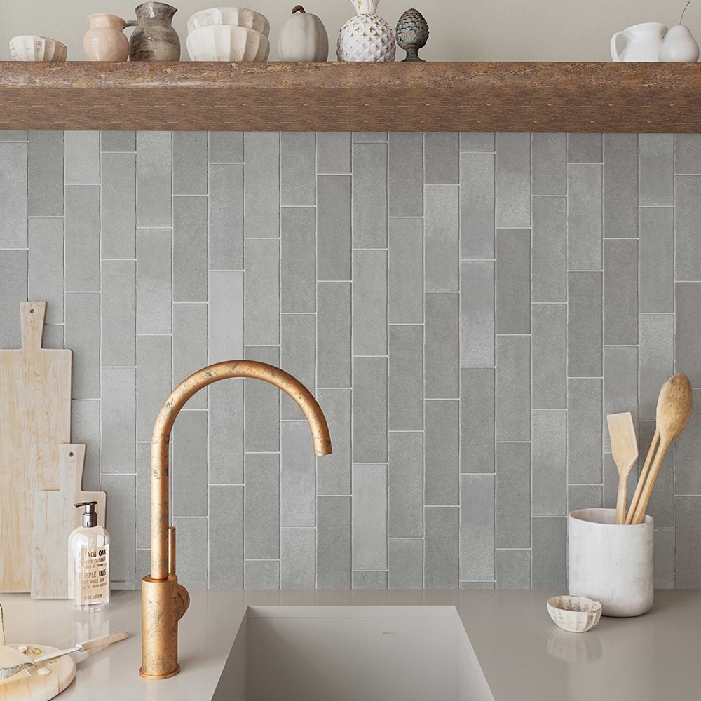 Nolita Gris 3x8 Matte Subway Tile - Image 2