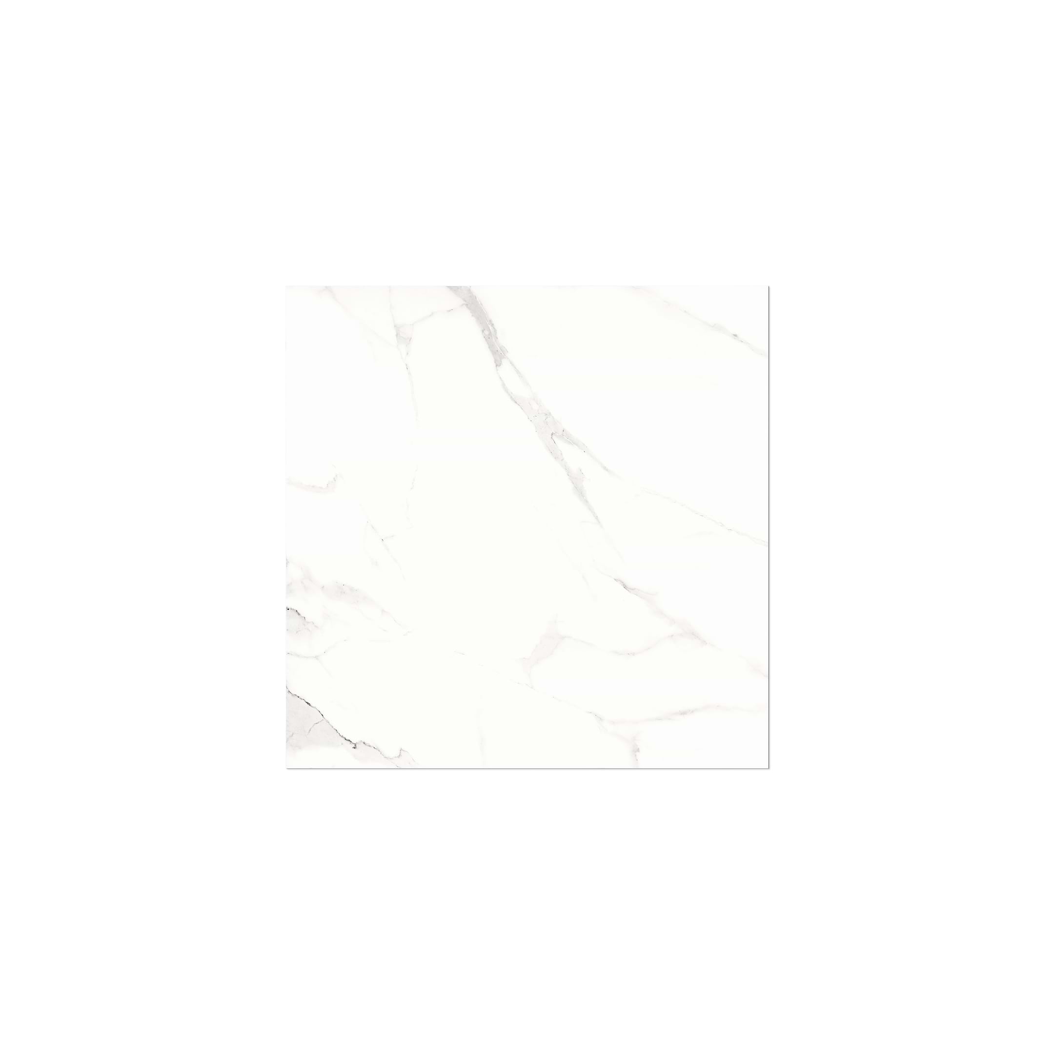 Calacatta Snow 32x32 Polished Porcelain Tile - Image 3