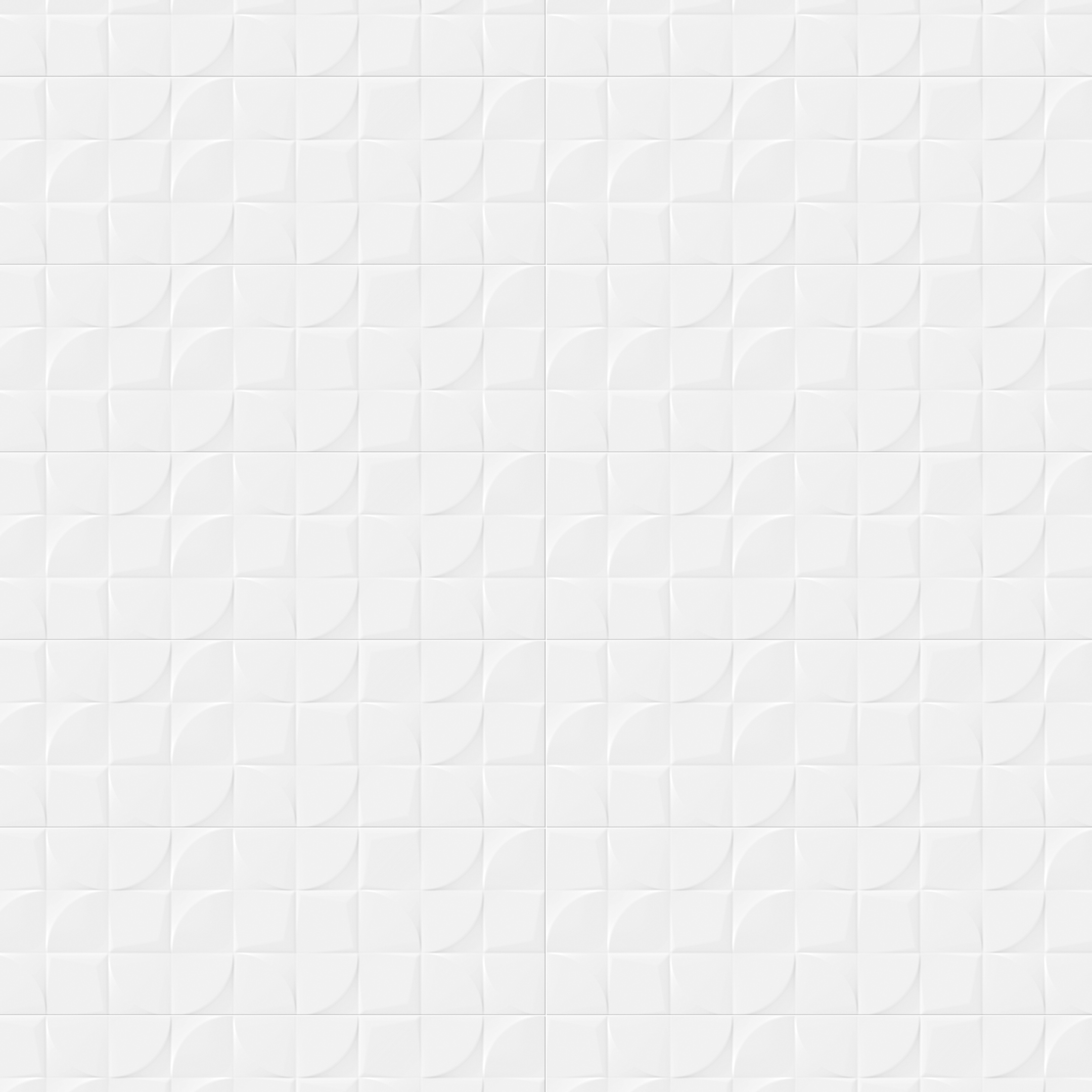 Geotile Brillo Blanco Deco 12x36 Ceramic Tile