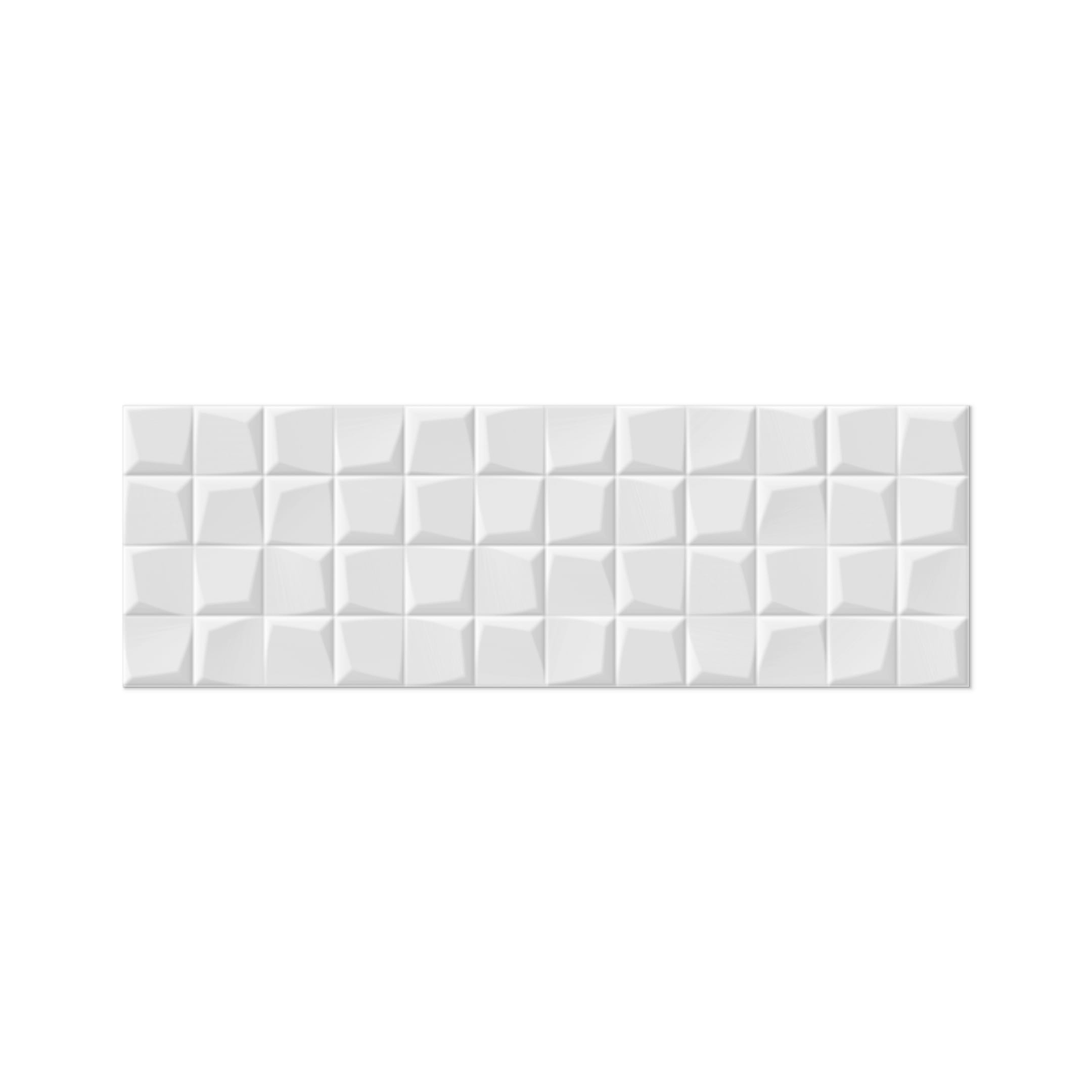 Relieve Blanco 12x36 Matte Ceramic Tile - Image 3