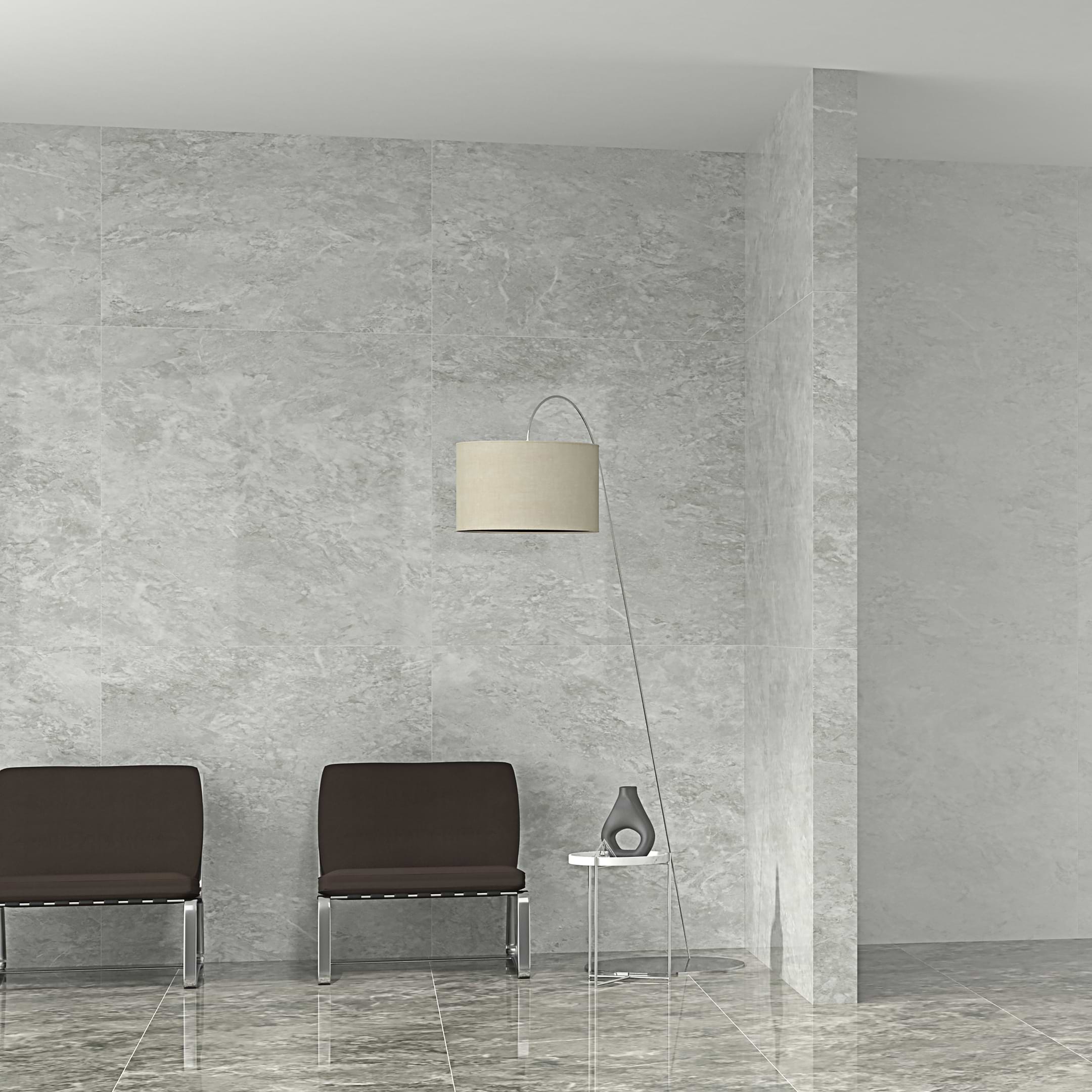 Montclaire Perla 48x48 Matte Porcelain Tile - Image 2