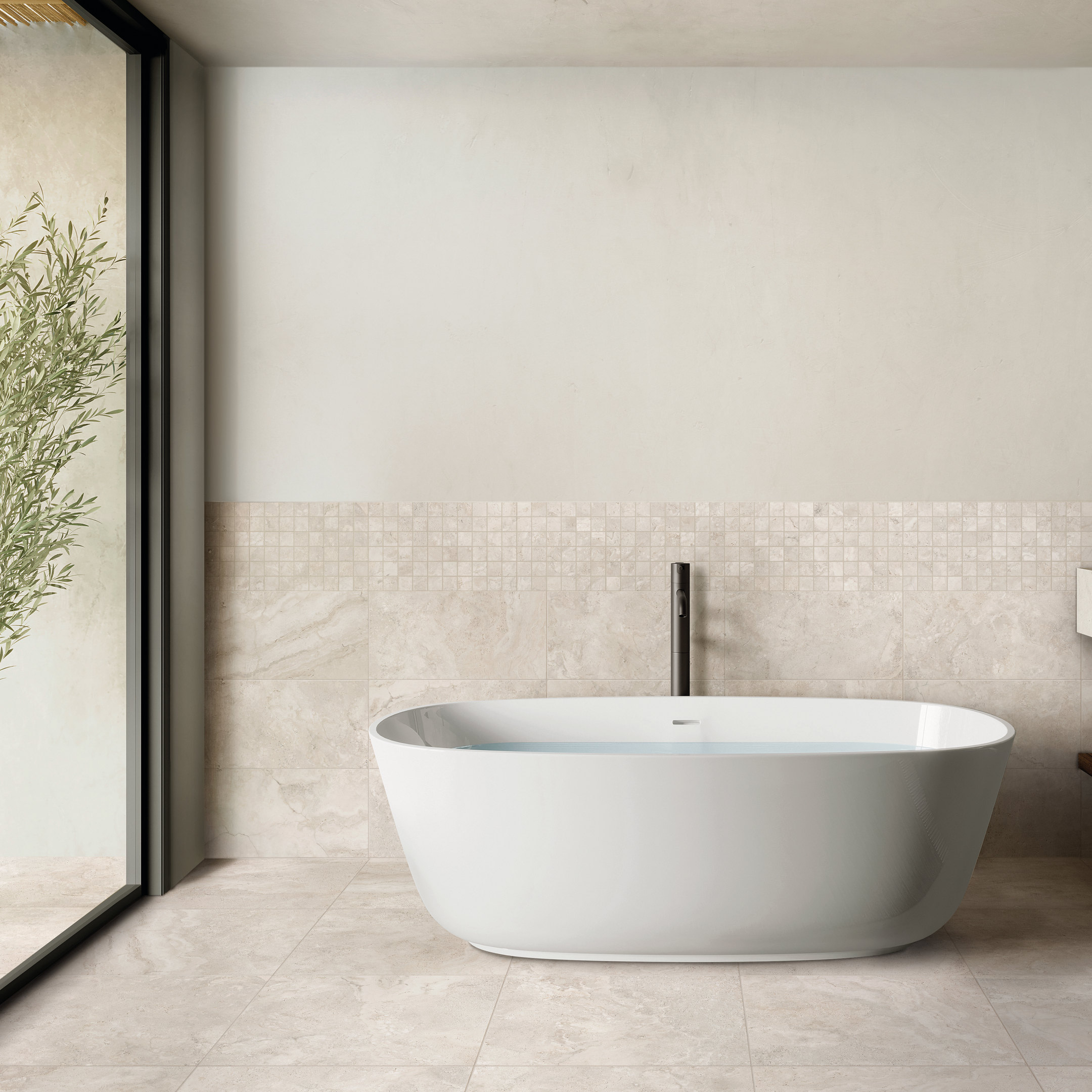 Storica White 12x24 Anti-Slip Porcelain Tile - Image 2