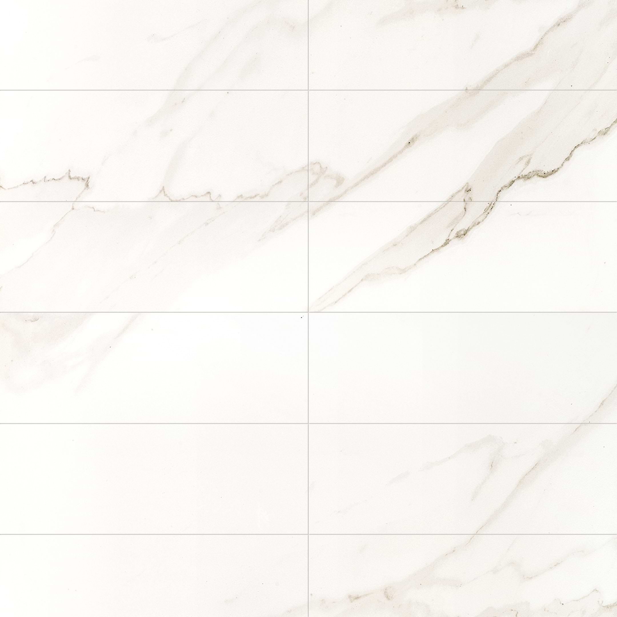 Precious Calacatta 14x40 Polished Ceramic Tile