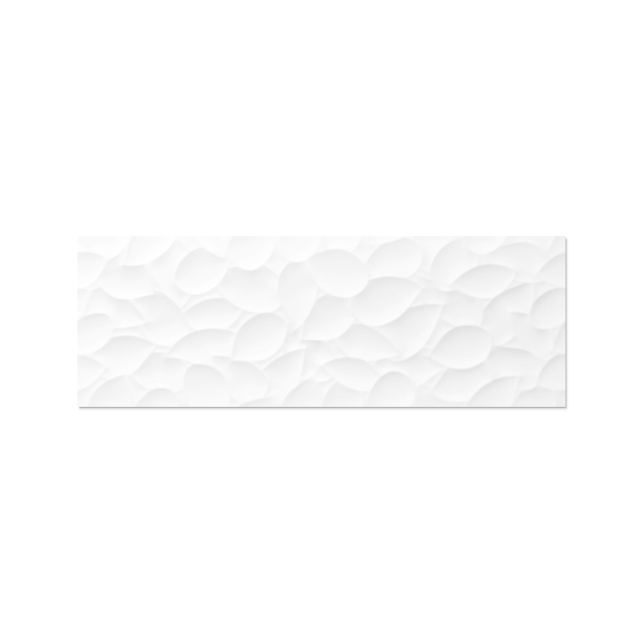 Genesis Leaf White14x40 Matte Ceramic Tile - Image 3