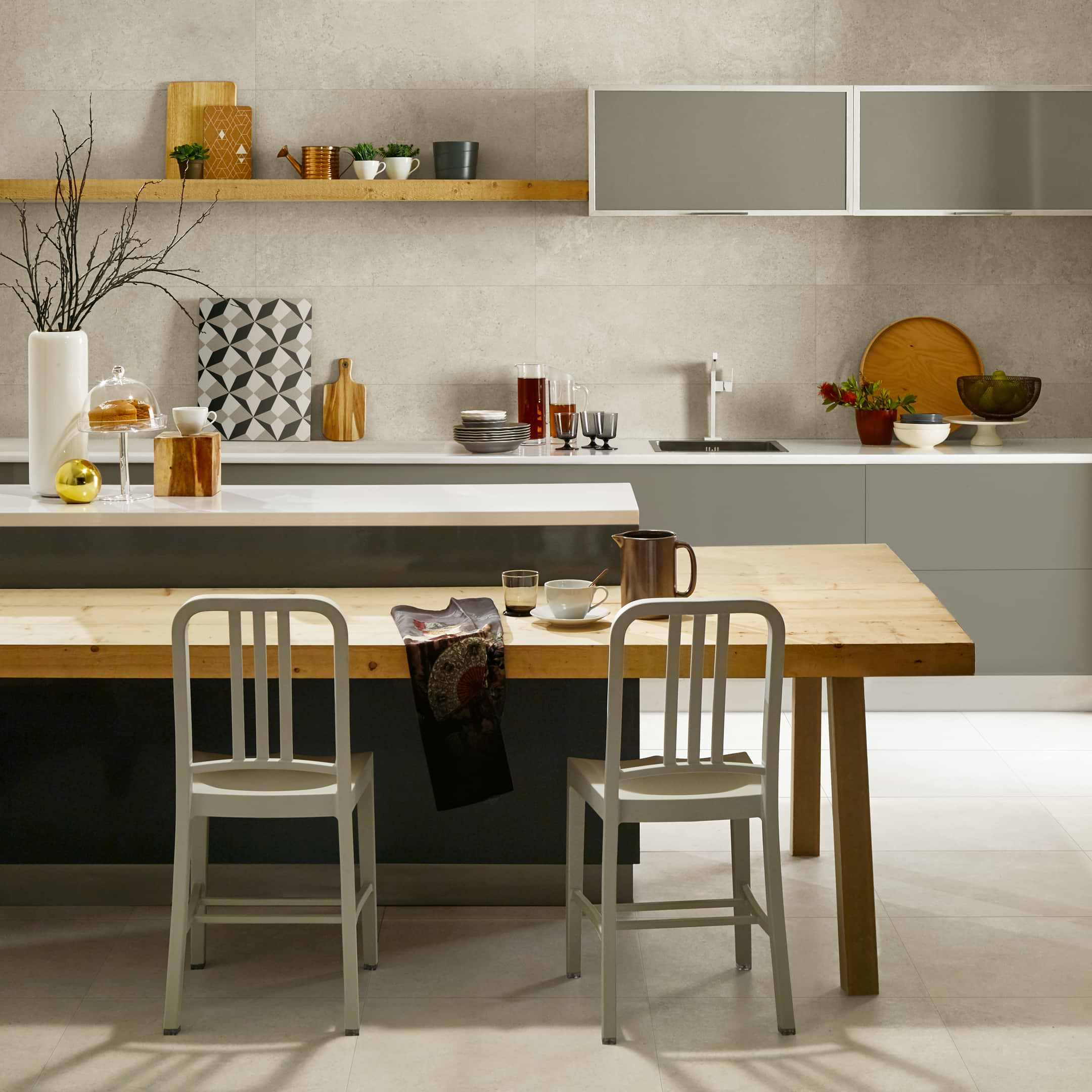 Nest Grey 14x40 Matte Ceramic Tile - Image 2