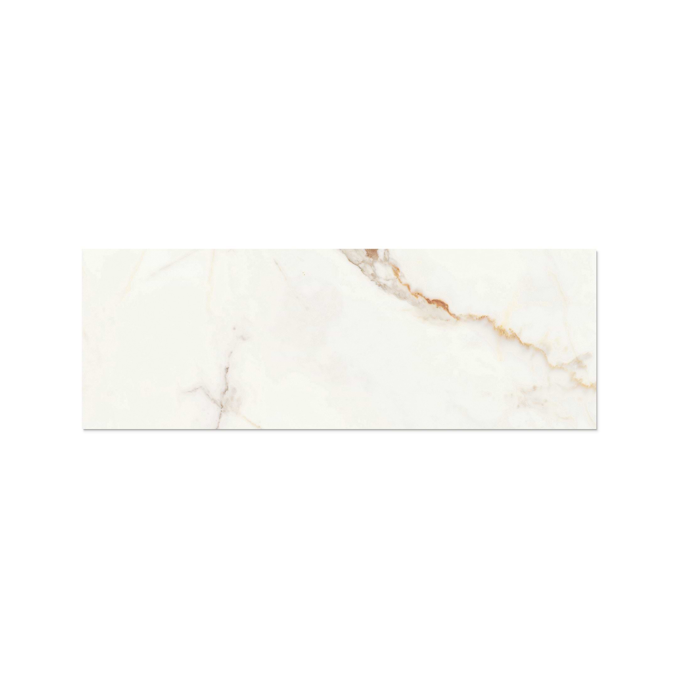 Precious Calacatta Gold 14x40 Matte Ceramic Tile - Image 3