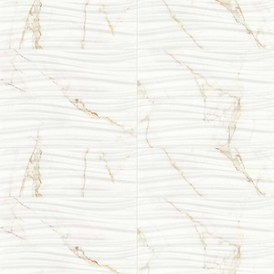 Shape Calacatta Gold 14x40 Polished Ceramic Tile