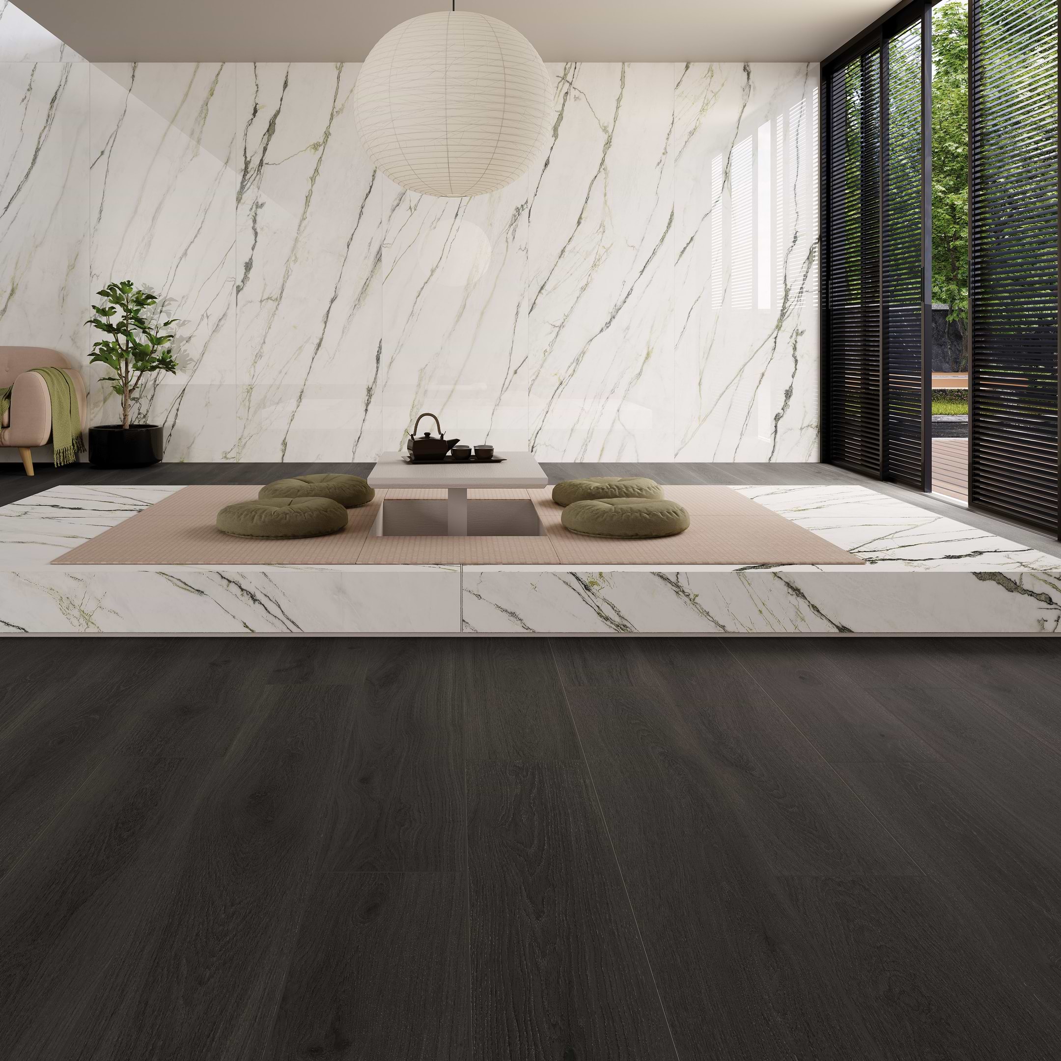Oud Ebony 10x60 Matte Porcelain Tile - Image 2
