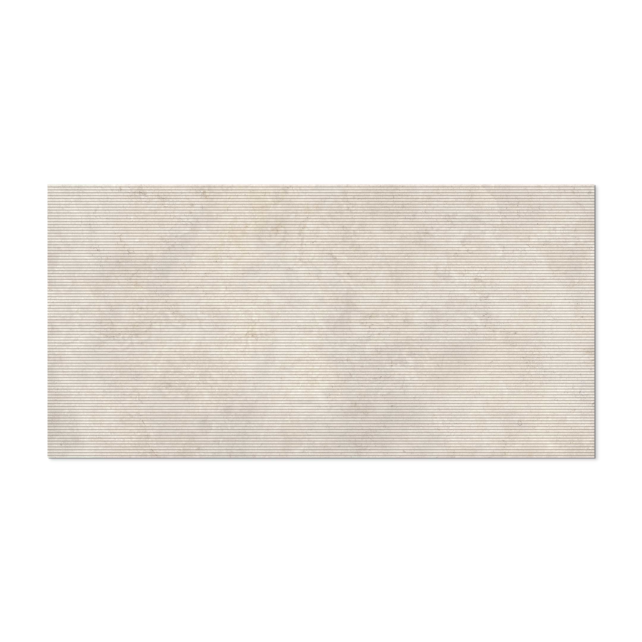 Etherea Stripe White 3D 24x48 Rectified Porcelain Tile - Image 2
