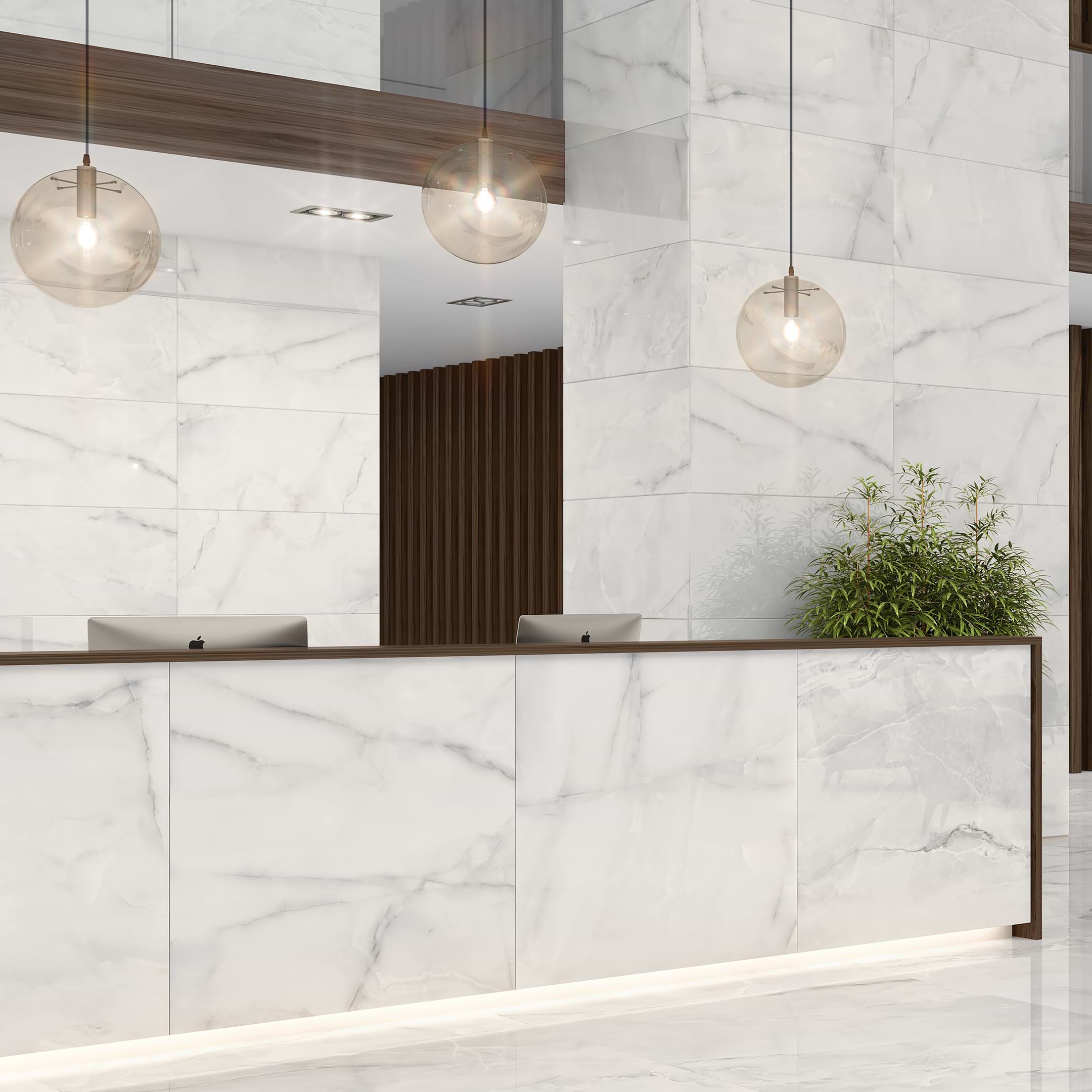 Antrani White 24x48 Rectified Porcelain Tile - Image 3