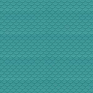 Love Genesis Shell Marine Blue 14x40 Matte Ceramic Tile