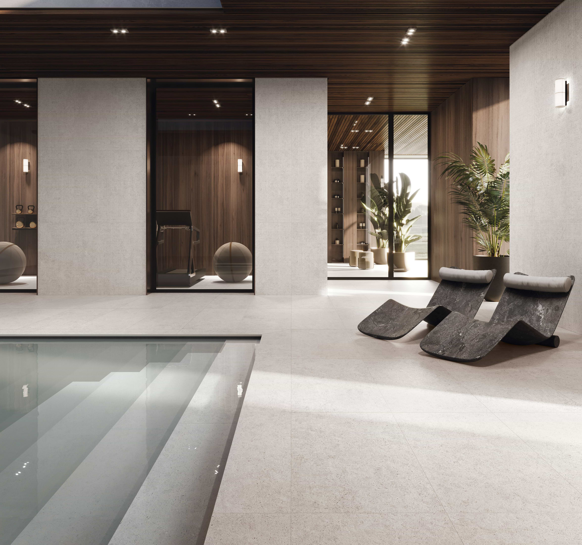 Moonlit White Matte Rectified 48x48 Porcelain Tile - Sample - Image 3