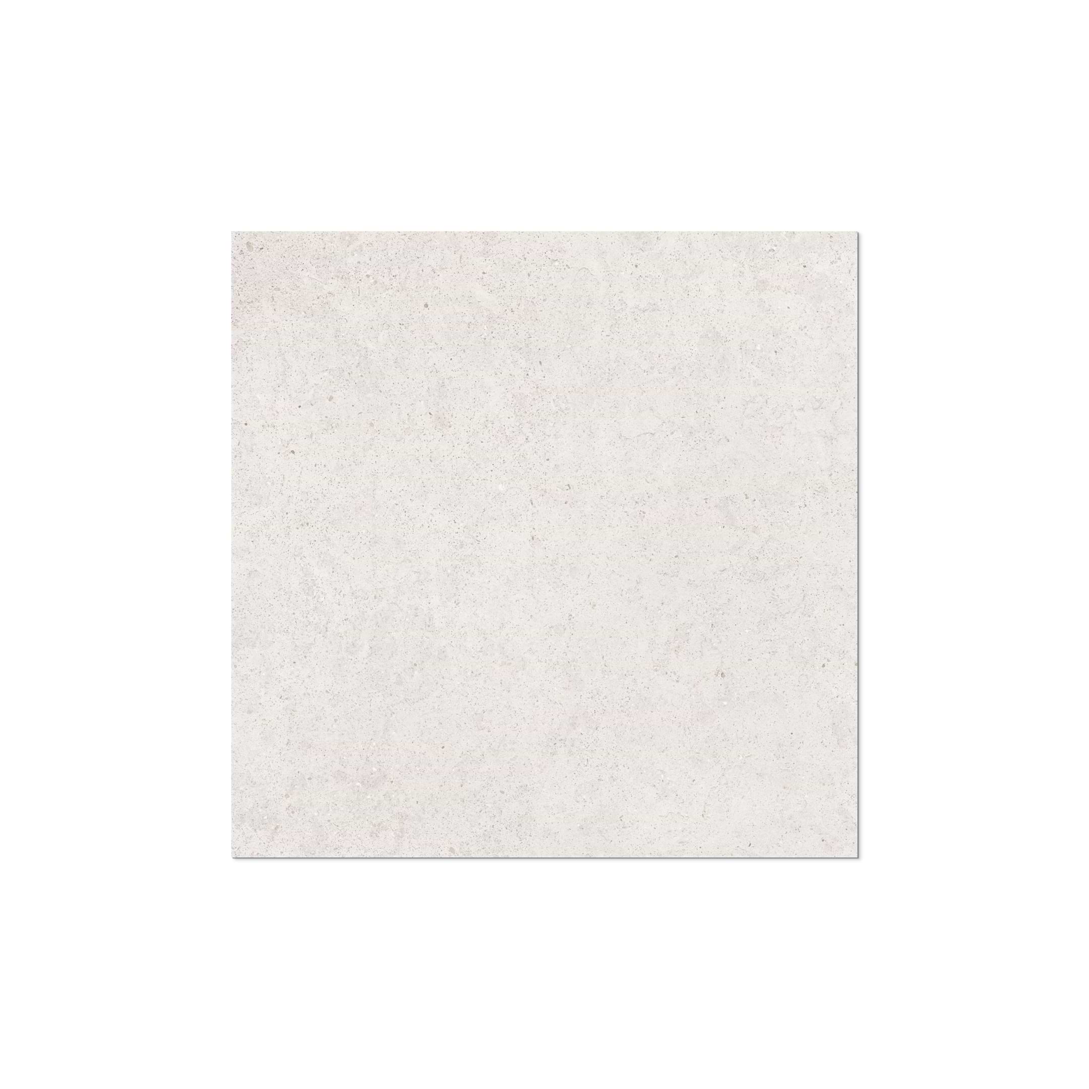 Moonlit White Matte Rectified 48x48 Porcelain Tile - Sample - Image 2