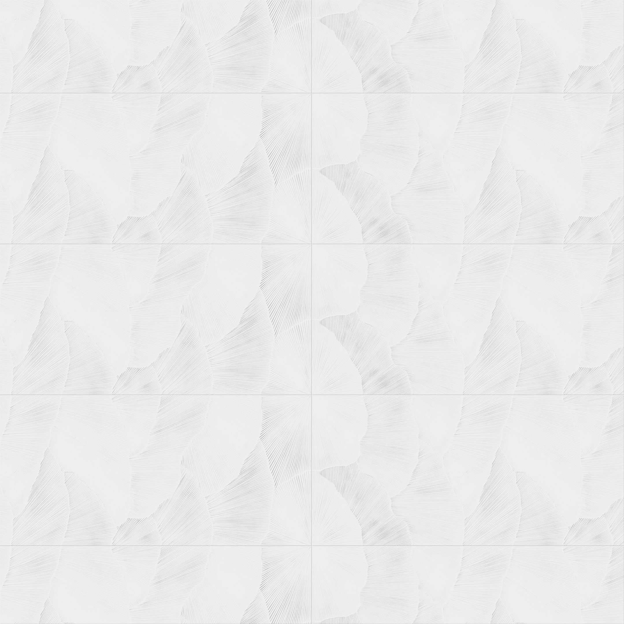 Santorini Art White Glow Matte 12x36 Ceramic Tile