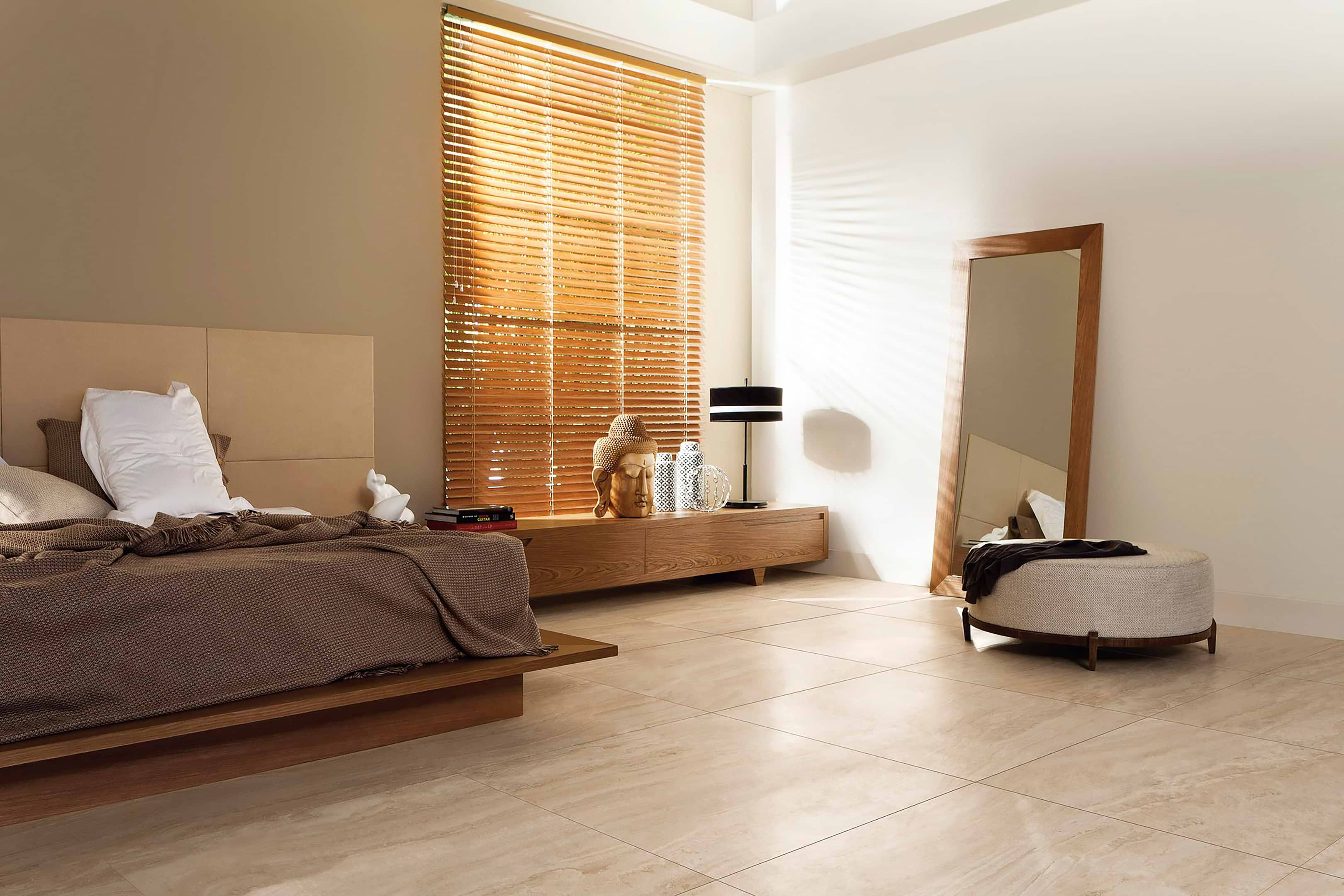 Travertino Navona Crema 36x36 Matte Porcelain Tile - Image 3