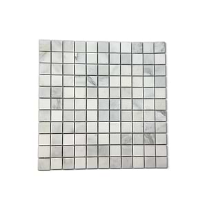 Arabescato Honed 1x1 Mosaic Tile