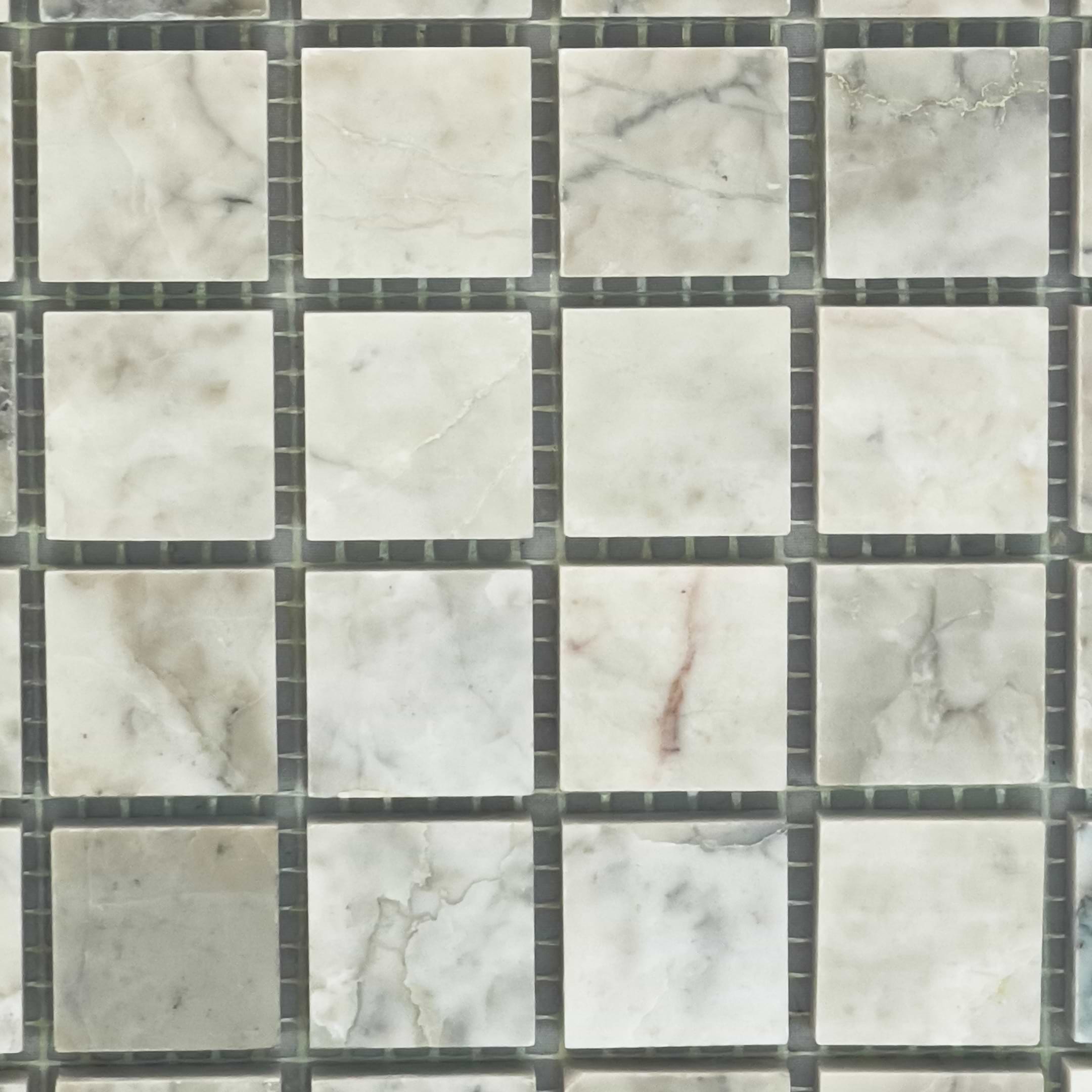 Gray Cloud 1x1 Polished Mable Mosaic - Image 3