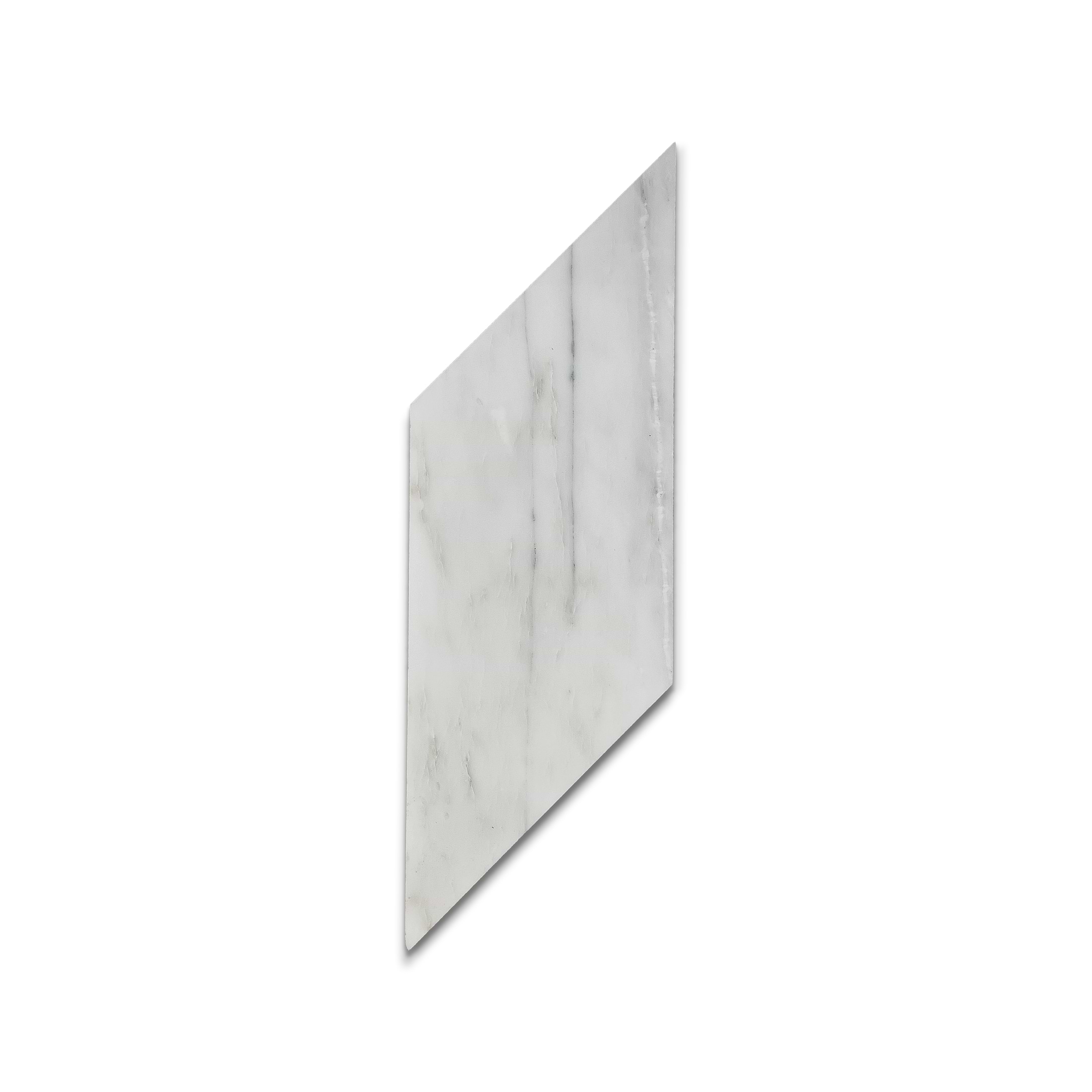 Arabescato 4x12 Chevron Polished Marble Tile