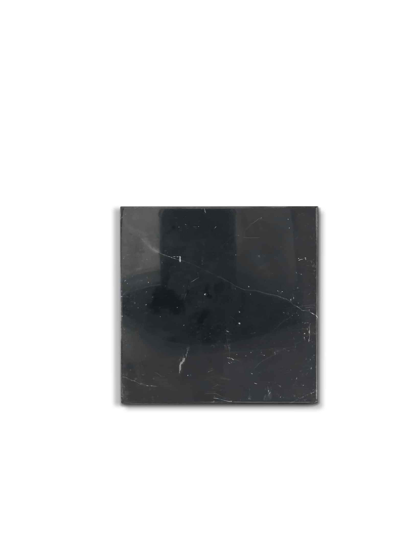 Black Polished 4x4 Marble Tile