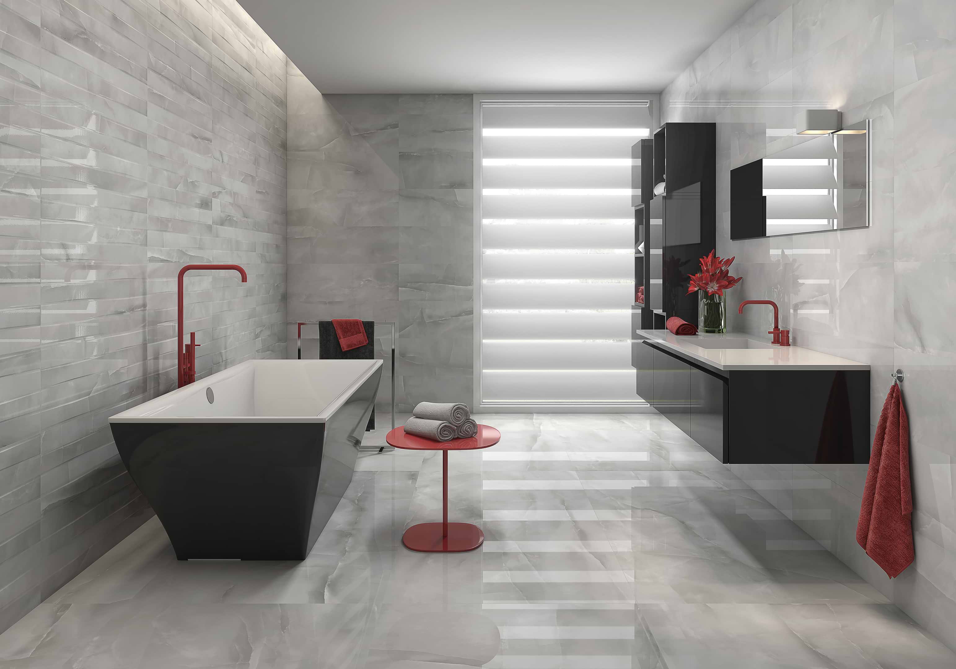 Akros Gris 12x36 Matte Ceramic Tile - Image 3