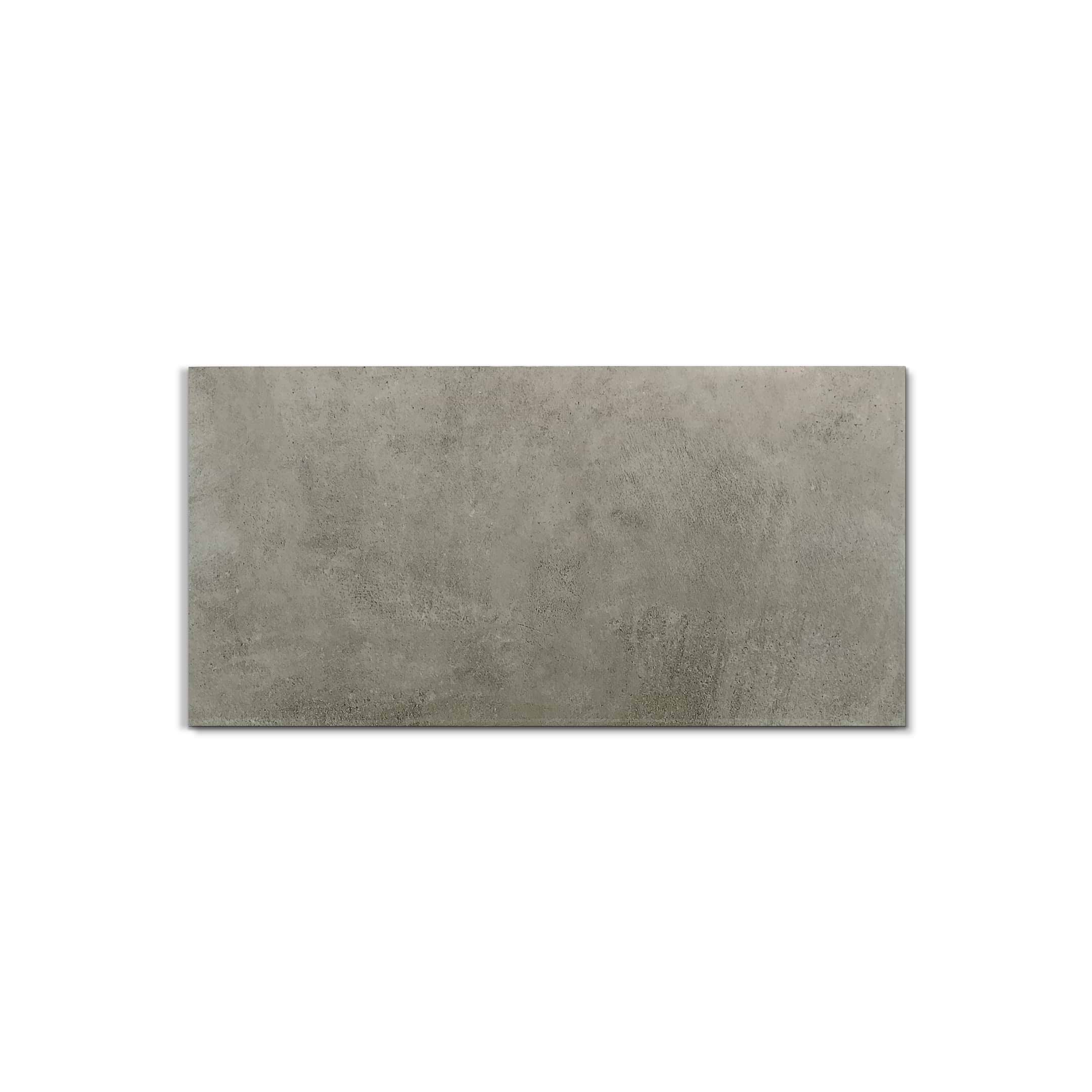Concrete Silver 12x24 Polished Porcelain Tile