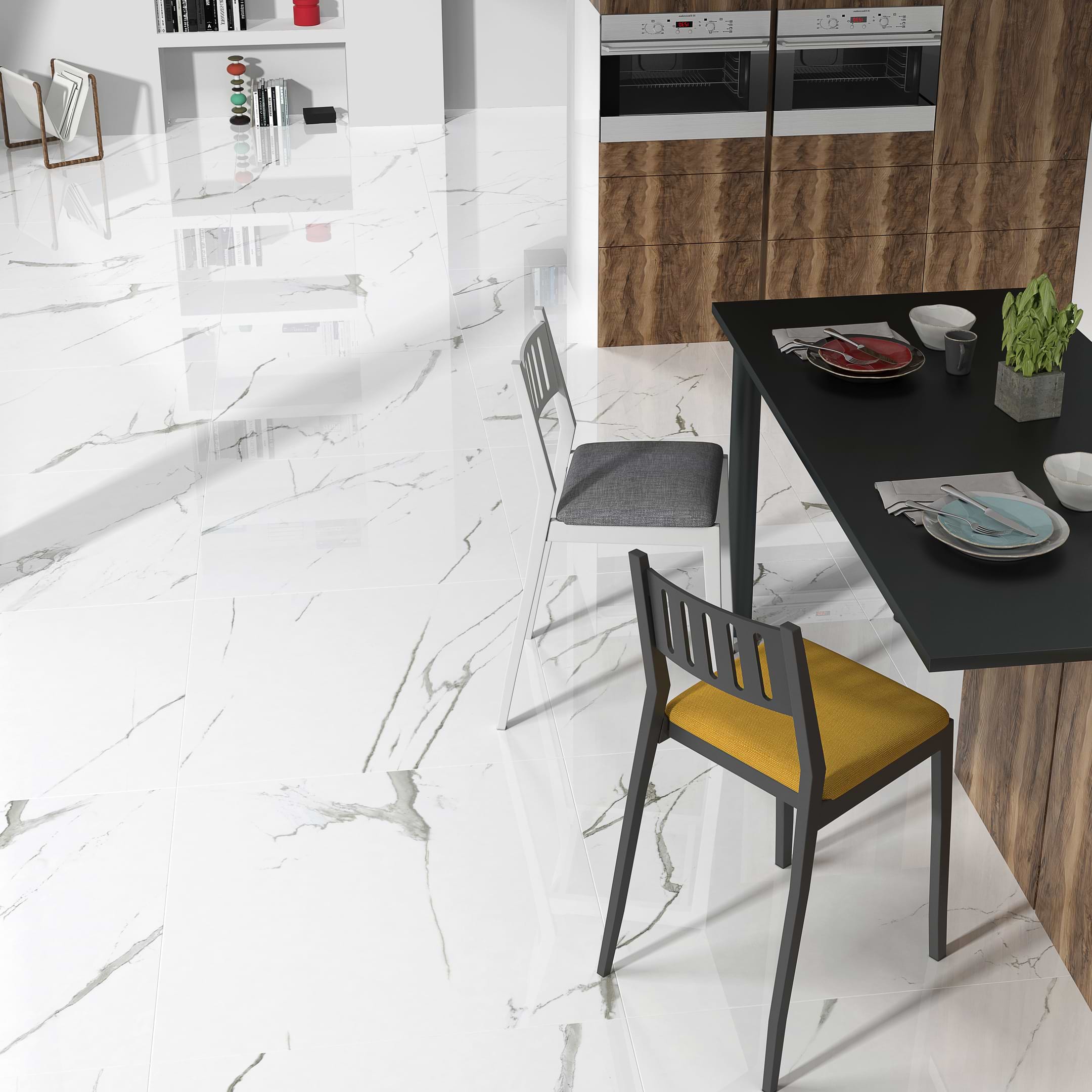Greyish 36x36 Matte Porcelain Tile - Image 3
