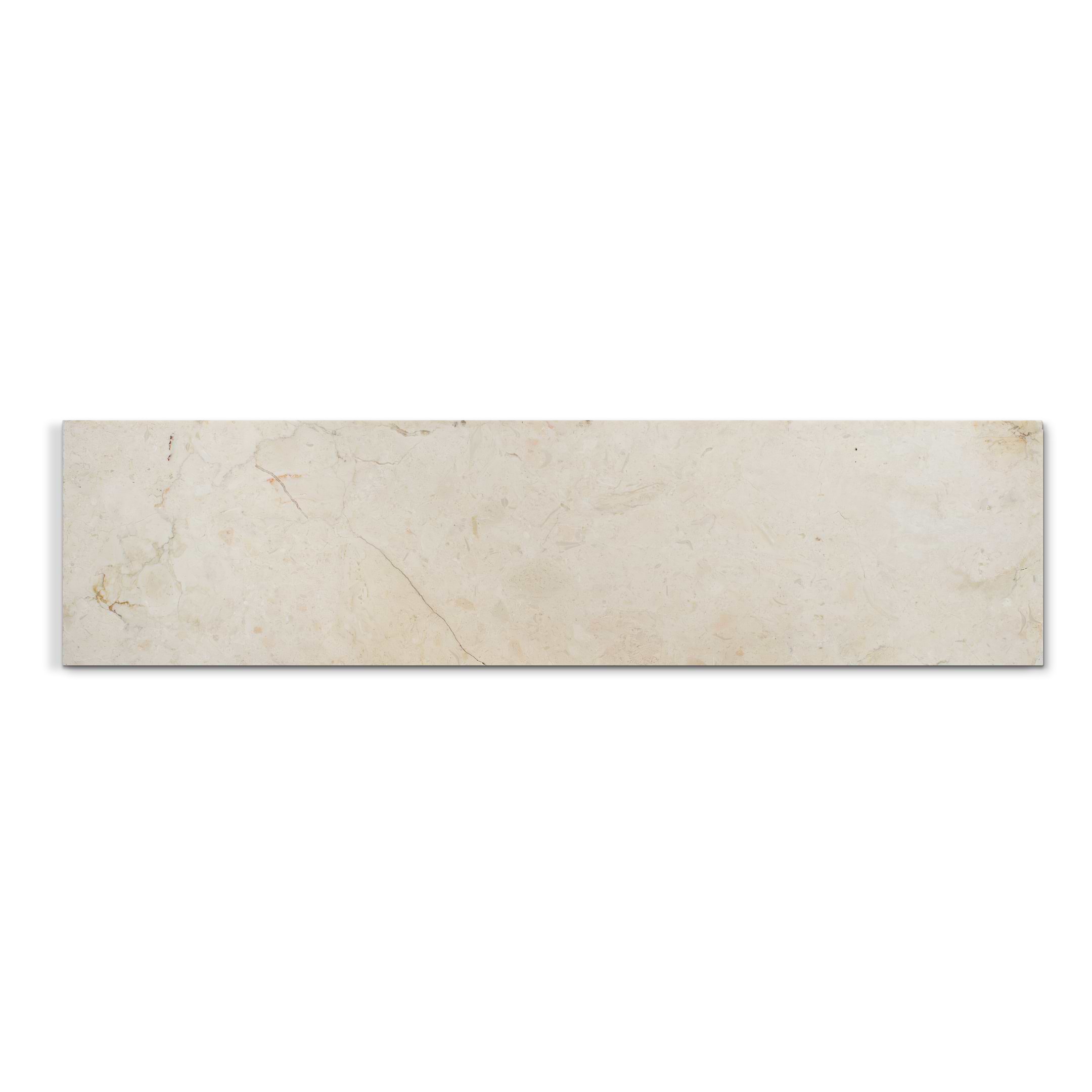 Tuscany Cream 6x24 Honed Marble Tile