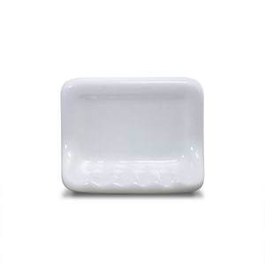 4x6 White Tub Soap Dish
