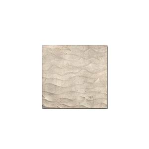 Alesio Smoky Beige Sahara 3D 24x24 Real Stone Tile