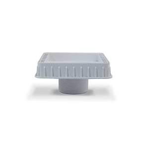 5" White Shower Drain Tile