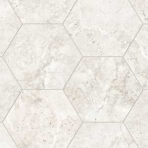 Kave Light 3x3 Hexagon Porcelain Mosaic