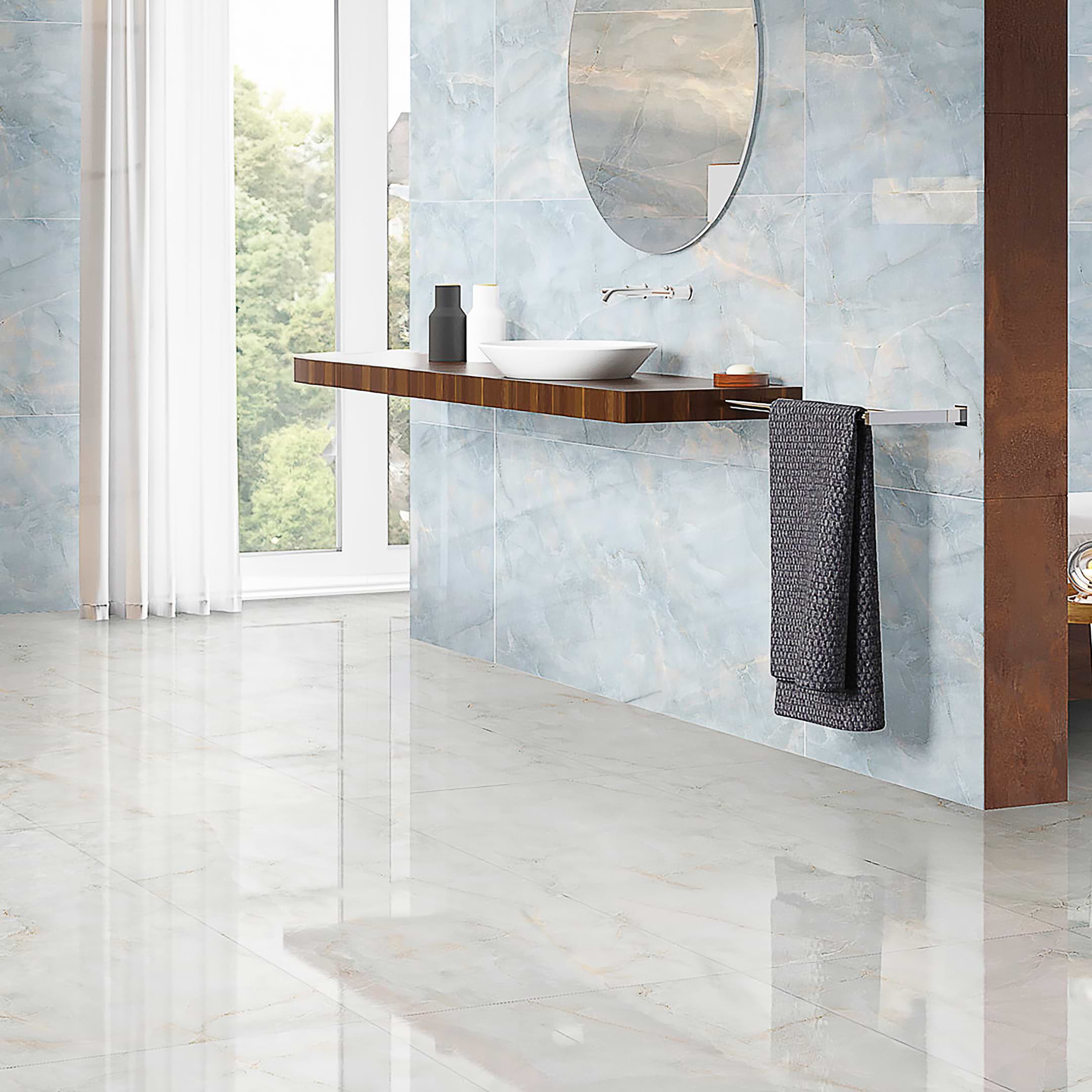 Onice White 24x48 Matte Porcelain Tile - USA Tile & Marble