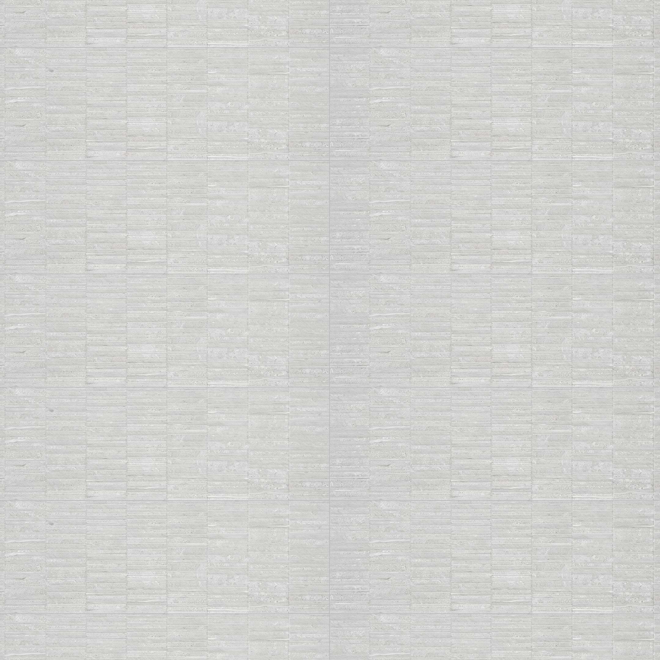Stria Grey Deco 12x36 Matte Ceramic Tile