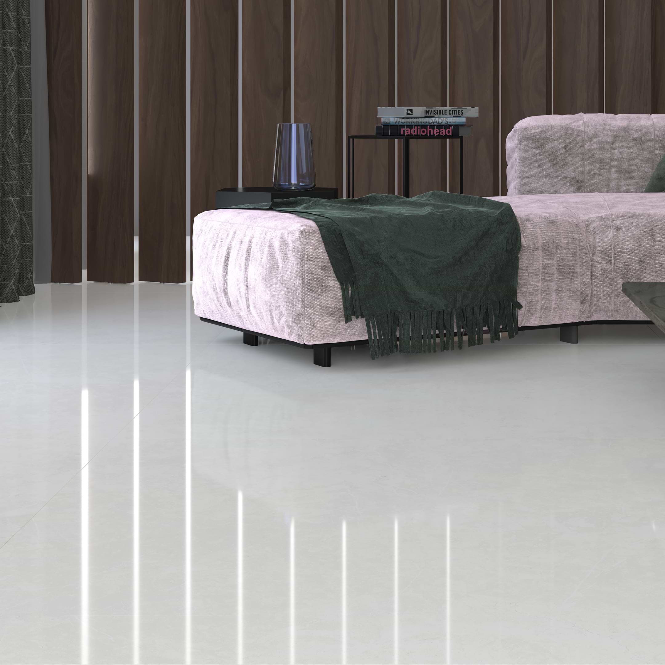 Alfie Blanco Polished 24x48 Rectified Porcelain Tile - Image 3