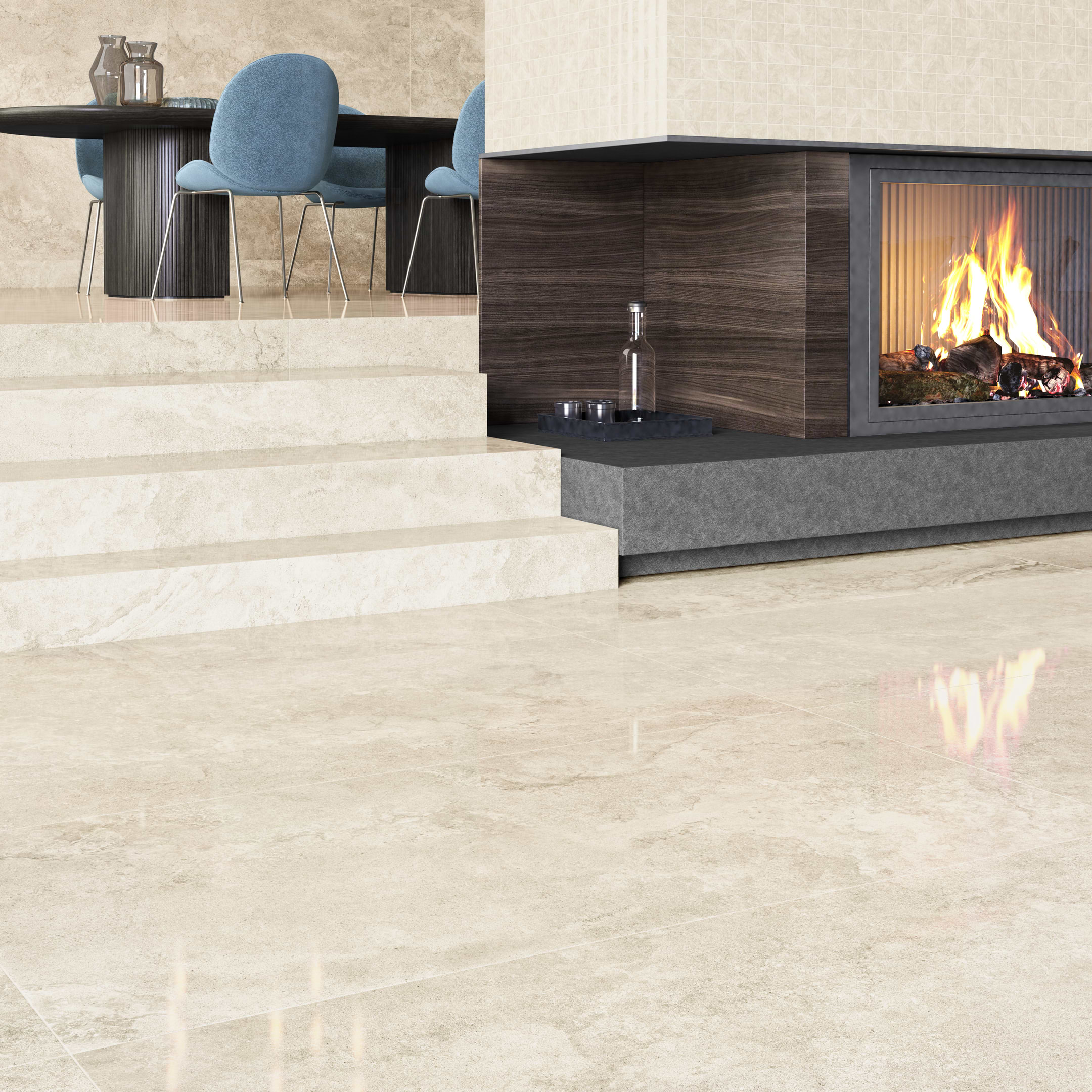 Capadocia Sand 36x36 Polished Porcelain Tile - Image 2