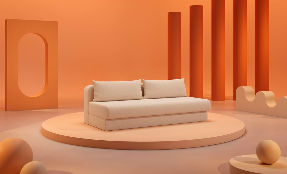 Mome Bouclé sovesofa