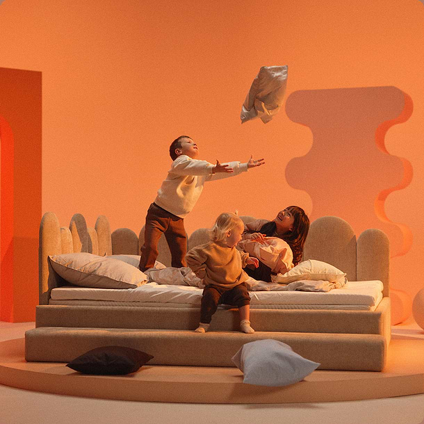 Plads til leg og søvn