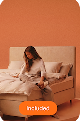 Incl. standard<br>headboard