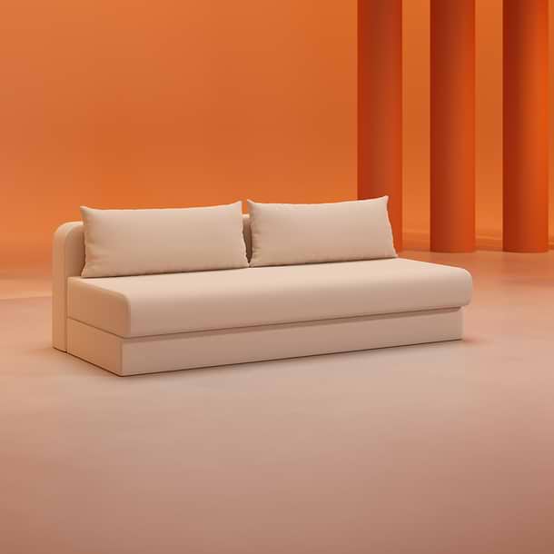 A sofa bed in disguise