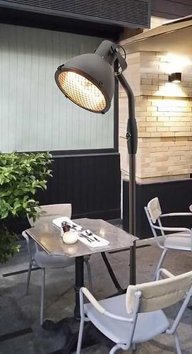 מחמם חוצות חשמלי מעוצב על עמוד 1000W/1500W/2500W