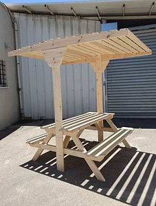 שולחן קק"ל מקורה מעוצב XL 