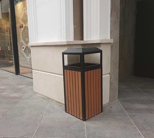 פח מרובע 52L דמוי עץ -גדול מק''ט 1860945