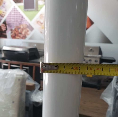 שמשייה מרובעת 3X3 איכותית רגל אמצע - פיזה