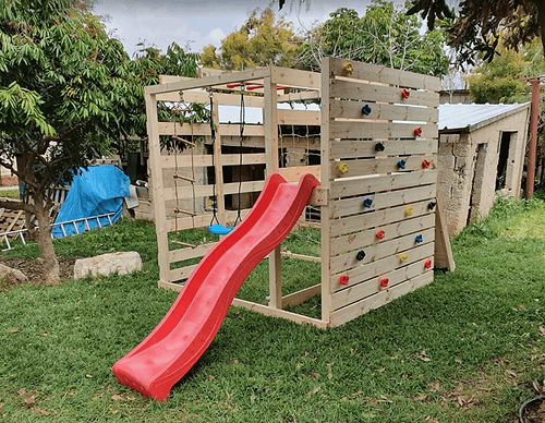 מתקן שעשועים נינג'ה ביתי לילדים דגם פאן 2 