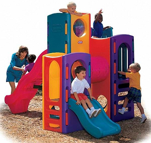 Little Tikes 4370 מתקן ענק מגלשות וטיפוס