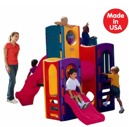 Little Tikes 4370 מתקן ענק מגלשות וטיפוס