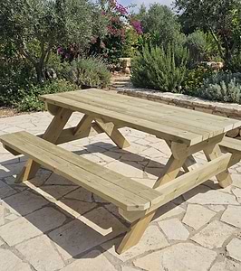 שולחן קקל 1.8 עובי עץ 5 סמ- מידה XL